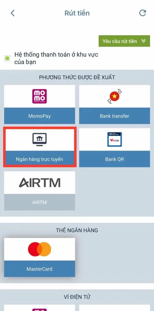 Bước 3 Hướng Dẫn Rút Tiền 1XBET