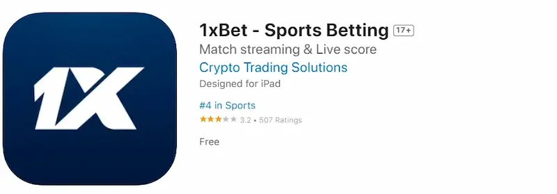 Tải 1XBET App Về Điện Thoại IOS