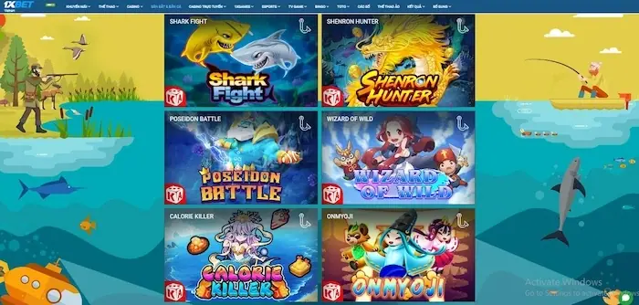 Bắn cá online 1XBET